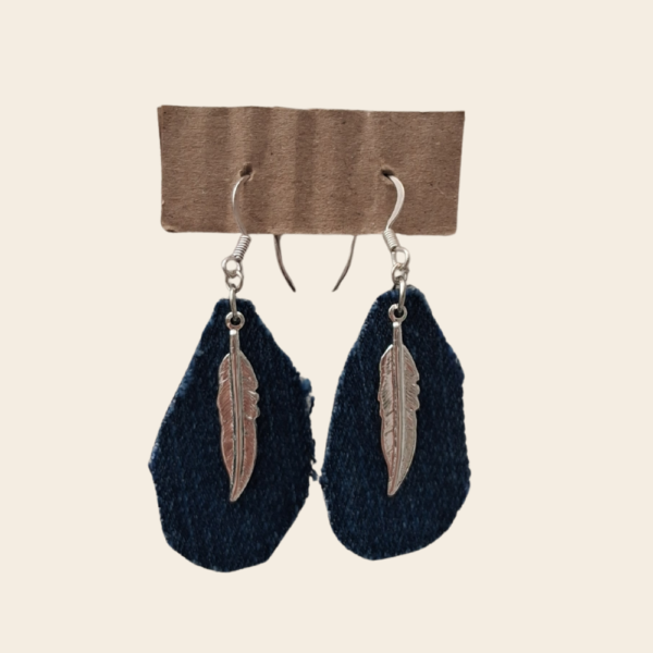 Boucles d'Oreilles Plume
